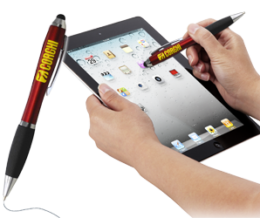 Ballpoint pen with touch screen